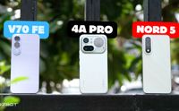 Vivo V70 FE vs Phone 4a Pro vs Nord 5 Camera Comparison