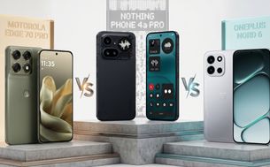 Motorola Edge 70 Pro vs OnePlus Nord 6 vs Nothing Phone 4a Pro