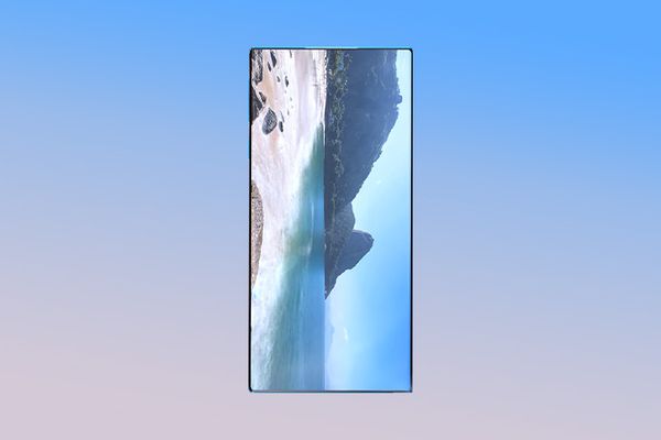 Samsung Galaxy Wing Bezeless Concept