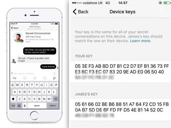 'সিক্রেট কনভারসেশন' অপশনে ক্লিক