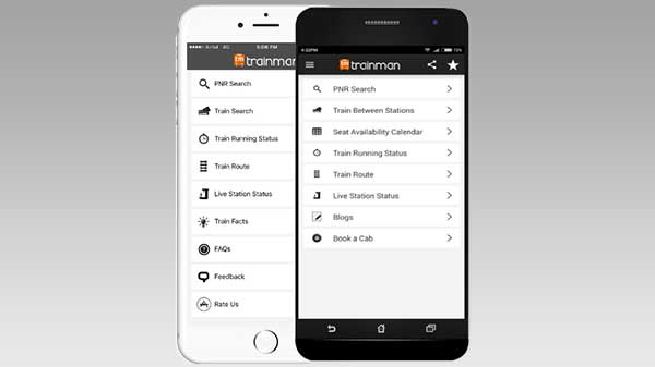 Trainman: Indian Railway PNR Status & Train Running Status