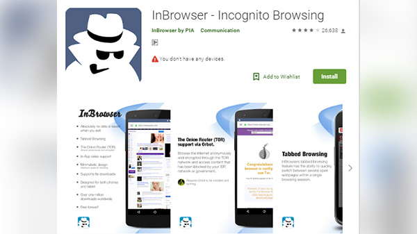 Javelin Incognito Browser – for security and privacy