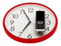 Alarm Clock Ticks Out, Mobile Phone In