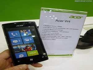 Acer Picks Windows Over Android For W4