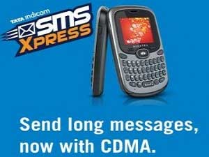 Tata Indicom Launches SMS Express