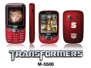 Spice Transformer – First Transformer Phone In India