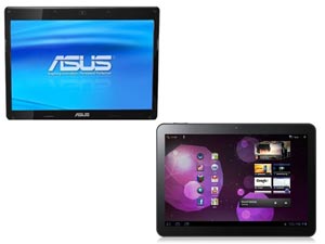 Samsung Galaxy Tab 10.1 And Asus EEE Pad Transformer Head To Head Comparison