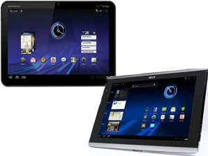 Acer Iconia Tab A 100 And Motorola Xoom Tablet Head To Head Comparison