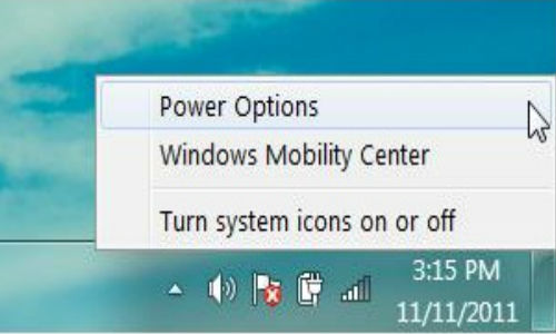 How to prevent laptops from overheating with power option settings?