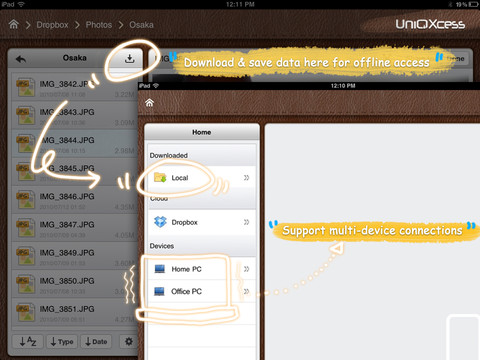 UniQXcess – A file sharing app for iPad
