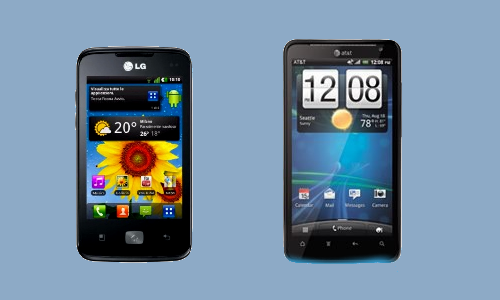 LG Optimus Hub & HTC Vivid Head To Head