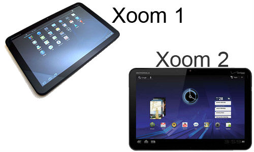 Motorola's XOOM1, XOOM2 Tablet PCs