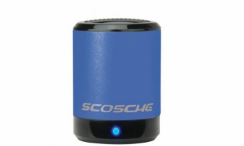 Enjoy music with the Scosche BoomCan music speakers