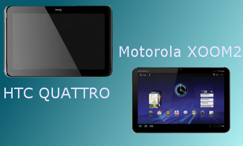 HTC Quattro Tegra 3 Tablet & the Motorola Xoom 2 dual-core tablet