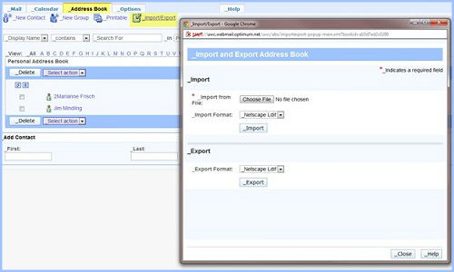 How to back up contacts and email as its year end?