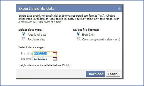 New Facebook Page Insights feature