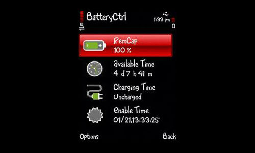 Battery Life app for smartphones