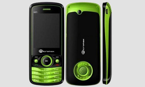 Micromax X271 music phone launched