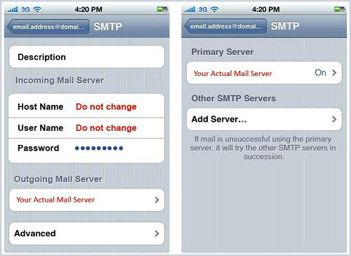 How to set up an email account on iPhone?