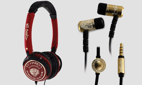 Ed Hardy launching tattoo inspired headphones