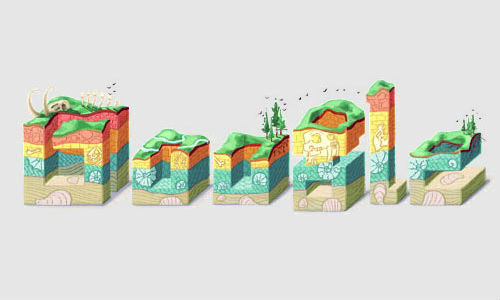 Google doodles 374th birthday of Nicolas Steno