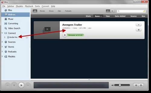 How to transfer videos to Kindle Fire tablet?