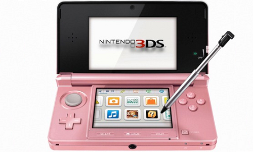 Wild Pink 3DS gaming consoles launched
