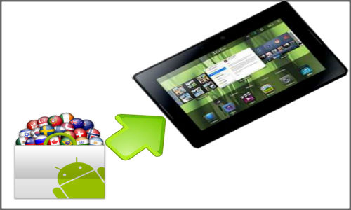 BlackBerry PlayBook 2 accepts Android apps