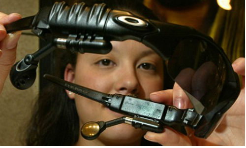 Android Google glasses with built-in computer