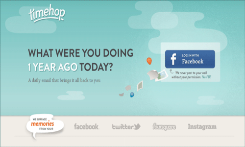 Timeshop: Check out what you did the same day last year