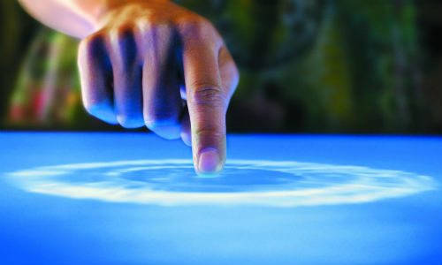 Touchscreen that works from inside your pocket