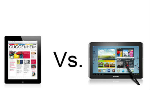 Apple new iPad vs Samsung Galaxy Note 10.1