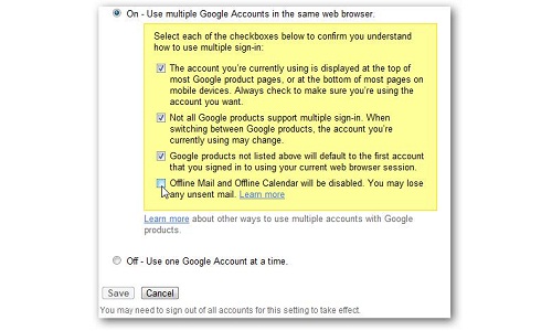 How to access all Google Accounts with multiple sign-in?