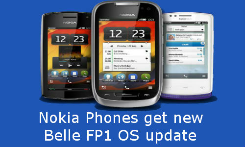 Nokia phones to get new Belle FP1 OS update