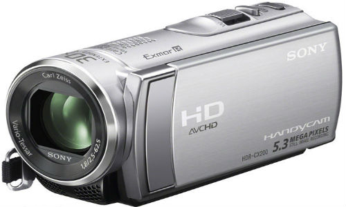 A new handycam model, Sony HDR-CX200E