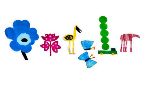 Google doodles spring season