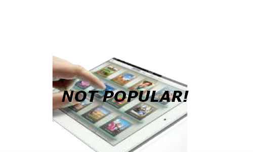Apple iPad still not popular with some people