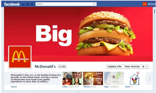 New features in Facebook Timeline for Pages