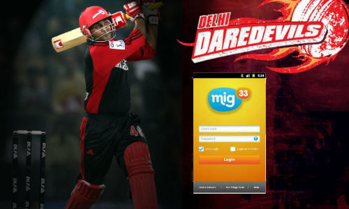 Mig33 helps you connect with Delhi Daredevils