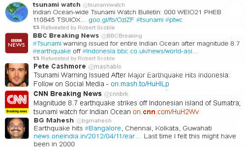 Social media flooded with earthquake feeds