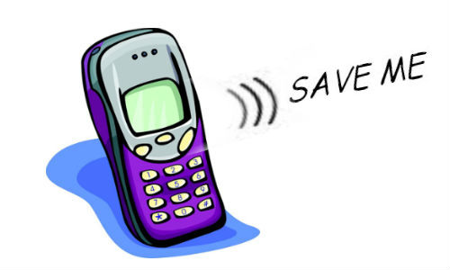 Smartphone that screams when stolen
