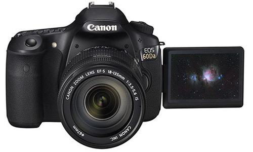 Canon unveils EOS 60DA DSLR camera