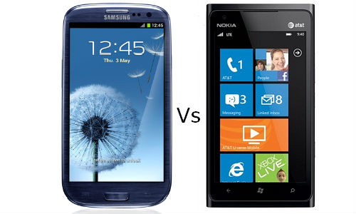 Comparison of Samsung Galaxy S3 and Nokia Lumia 900