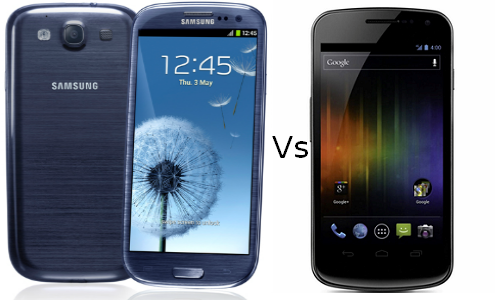 Comparison of Samsung Galaxy S3 and Samsung Galaxy Nexus