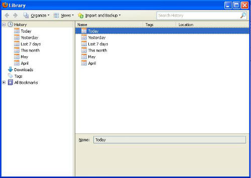 How to delete browsing history?
