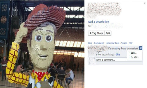 How to edit comments on Facebook?