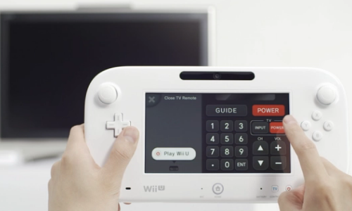 New Wii U game pad cum infrared TV remote from Nintendo