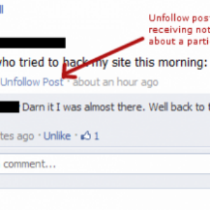 How to unfollow Facebook posts after commenting?