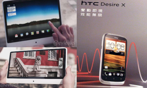 HTC Mystery Tablet, Desire X Gets Pictured and Leaked Ahead of IFA 2012