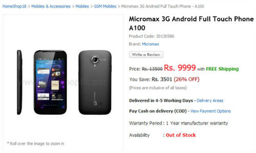 Micromax to unveil A84, A90 and A100 officially in India